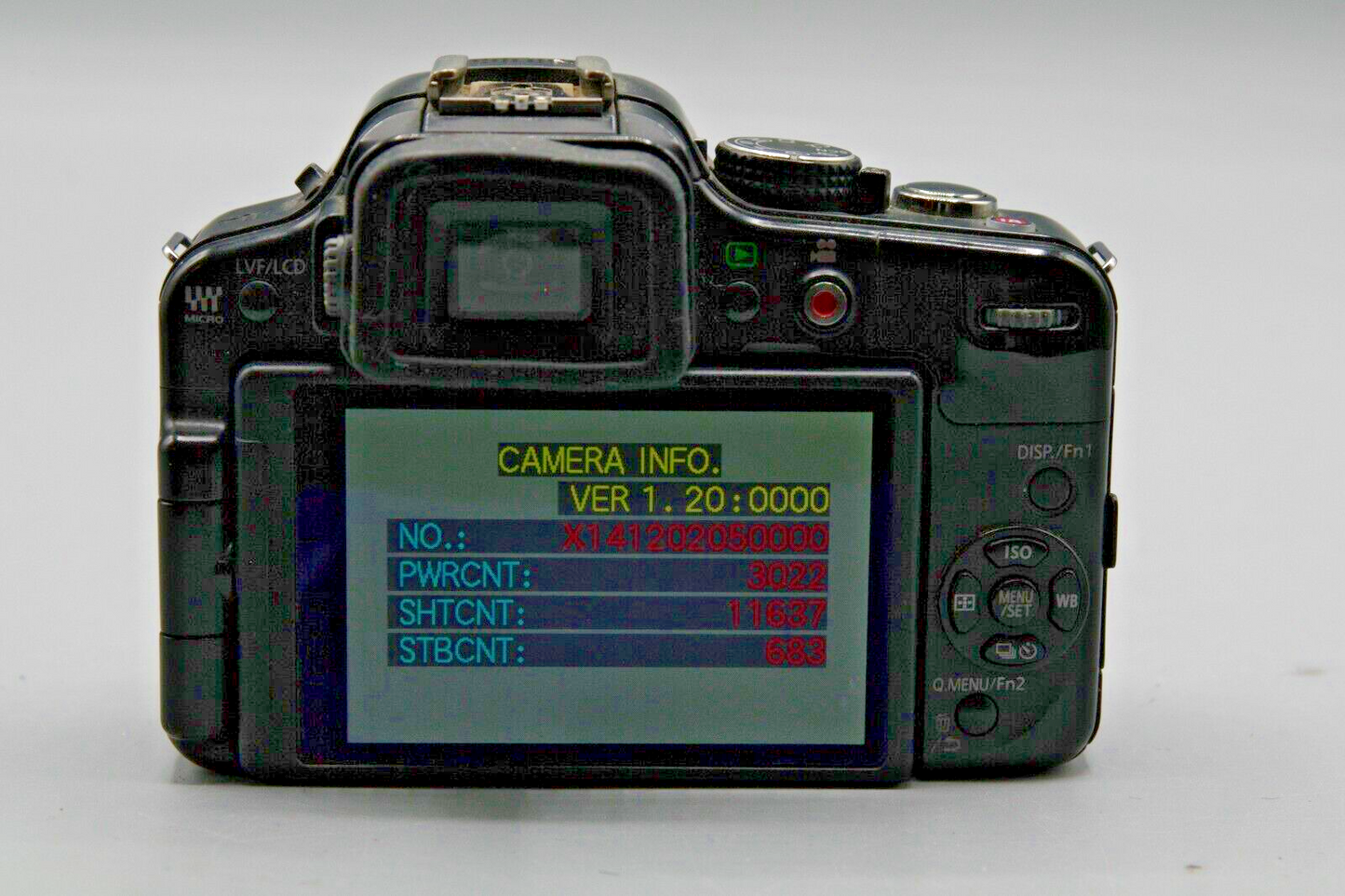 Panasonic Lumix DMC-G3K 16MP Digital M4/3 Camera  -S/C 11637