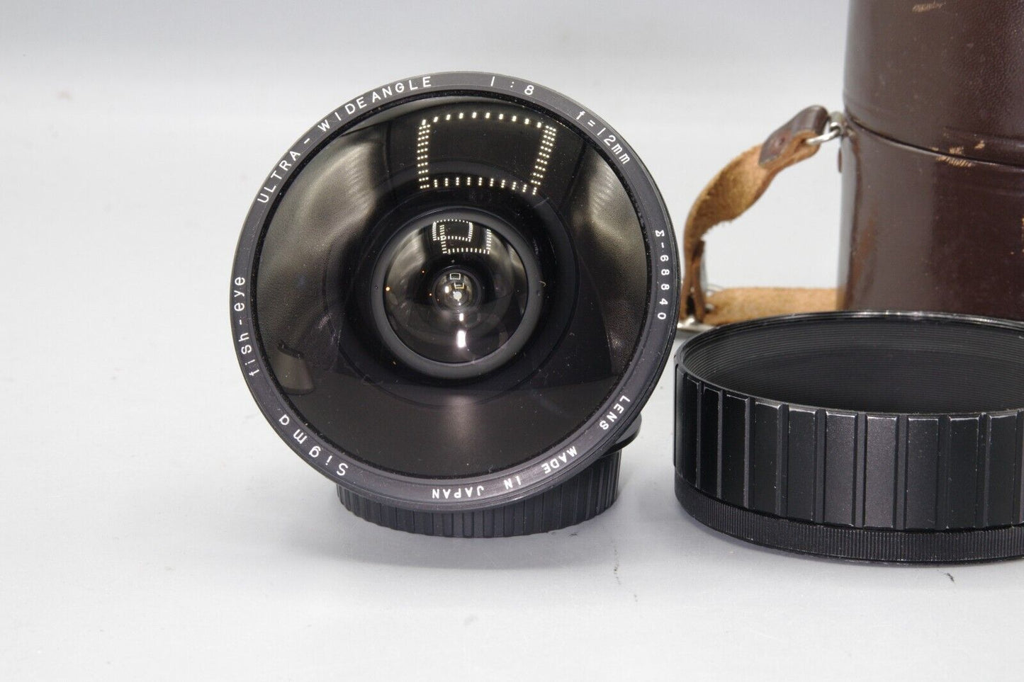 Sigma Ultra Wide Fisheye 12mm F/8 Lens with caps and case - EF Mount