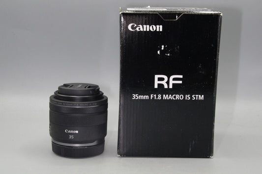 Canon RF 35mm F/1.8 Macro IS STM -Both Caps - Excellent Condition