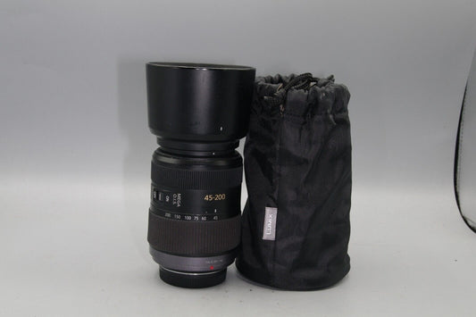 Lumix G Vario 45-200mm F/4.5-5.6 Mega O.I.S. Lens - Excellent