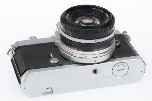Nikon Nikkormat FT3 35mm SLR with 50mm F/1.8 Lens - Excellent Working Condition