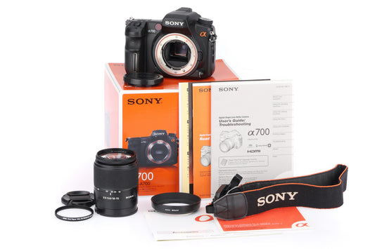 Sony Alpha 700 DSLR – Boxed – 18‑70mm Lens, Strap &Instructions – Excellent