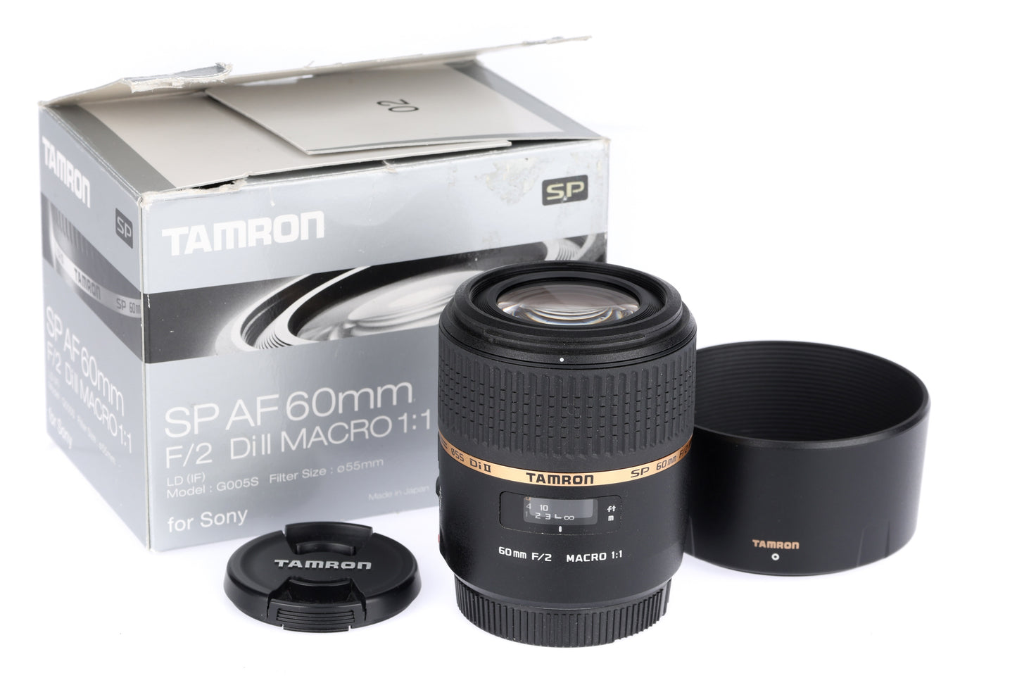 Tamron SP AF 60mm F2 Di II Macro Lens – Sony A Mount – Excellent
