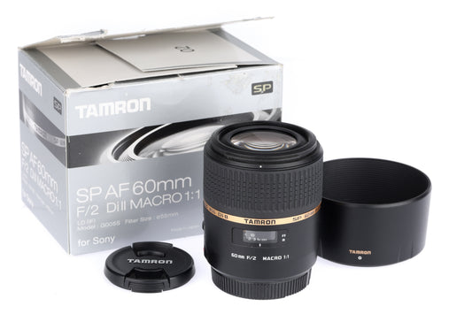Tamron SP AF 60mm F2 Di II Macro Lens – Sony A Mount – Excellent