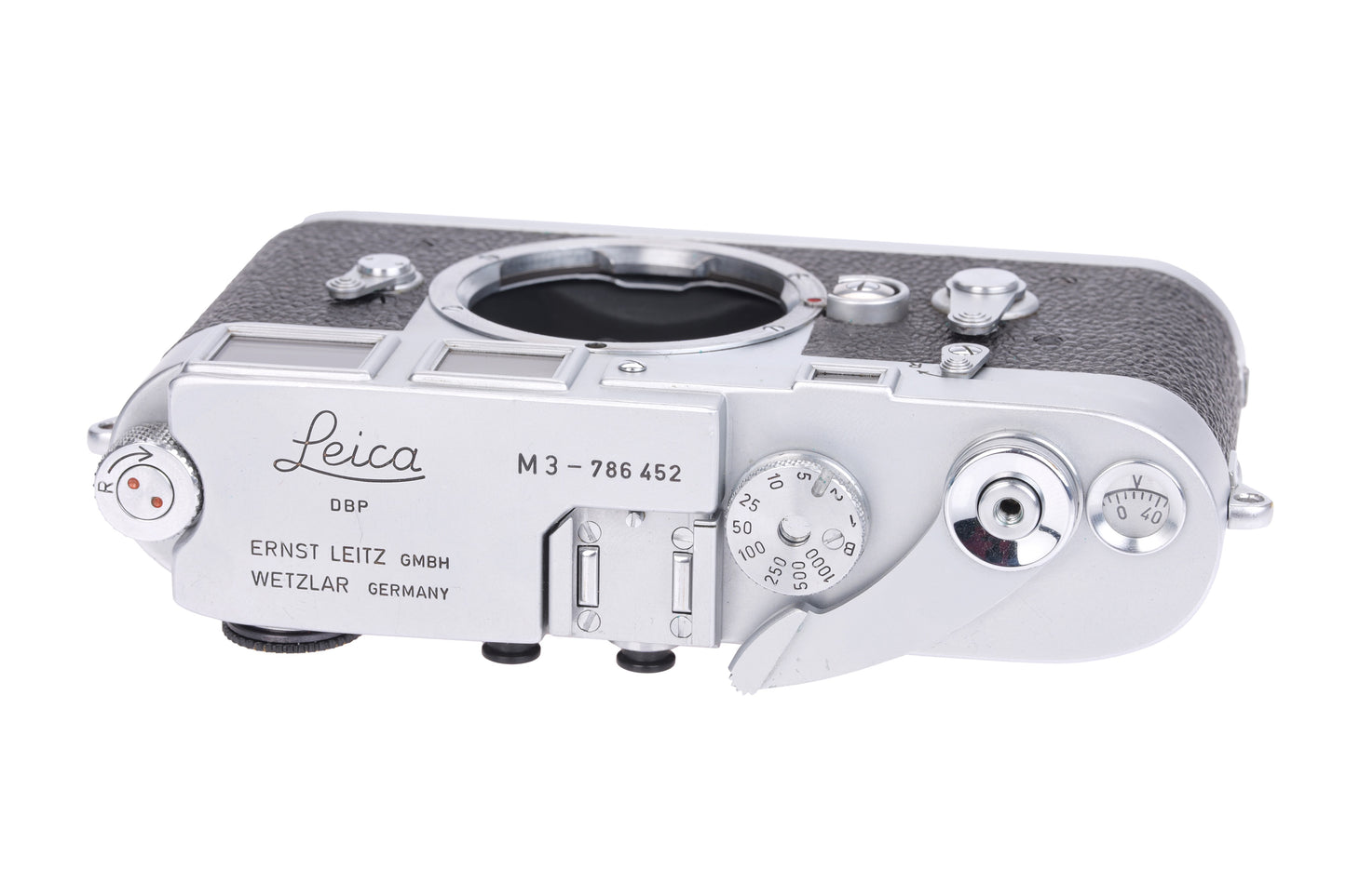 1955 Leica M3 Single‑Stroke Rangefinder Body – Serial 786452 - Excellent