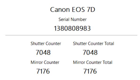 Canon EOS 7D DSLR Camera with BG-E7 Battery Grip, Low S/C Excellent