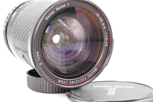 Vivitar Series 1 28–105mm f/2.8–3.8 Lens – C/Y Mount – Fungus Patch – Good