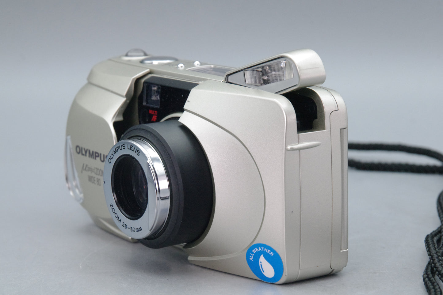 Olympus Mju Zoom Wide 80 – 35mm Film Camera – Excellent – Tested & Working