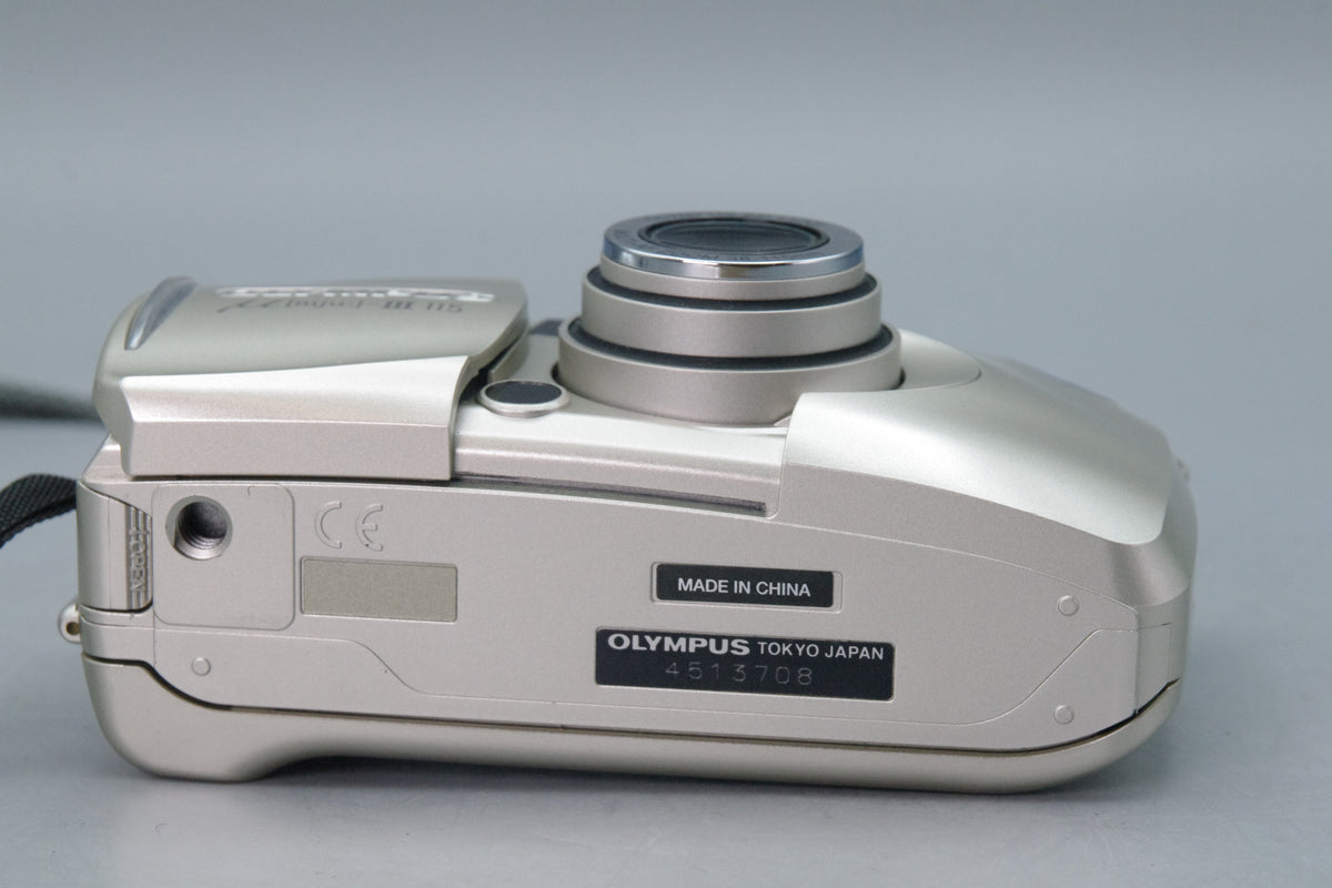 Olympus MJU III Zoom 115 35mm Film Camera with Case – Tested – VGC