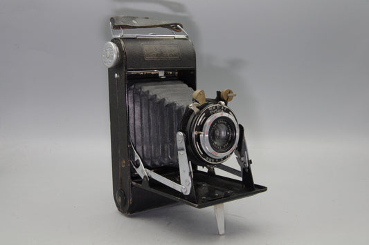 Ensign Selfix 320 Folding Camera 105mm f6.3 Lens with Case Vintage