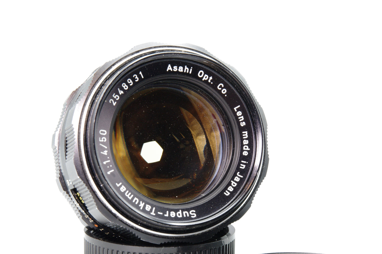 Asahi Super‑Takumar 50mm f/1.4 Lens – M42 Mount – Both Caps – Excellent