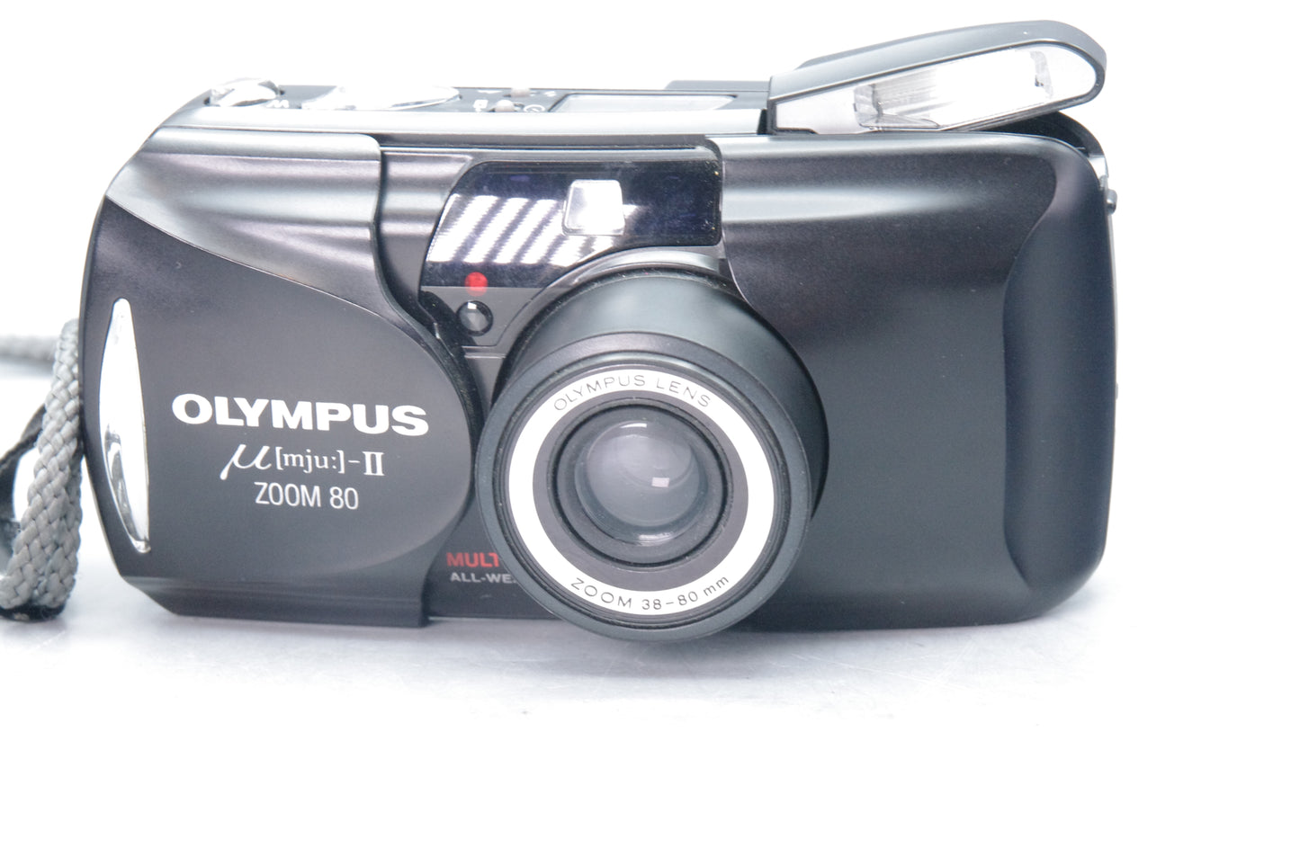 Olympus MJU Zoom II 80 Black Camera – 38–80mm Lens – VGC Tested
