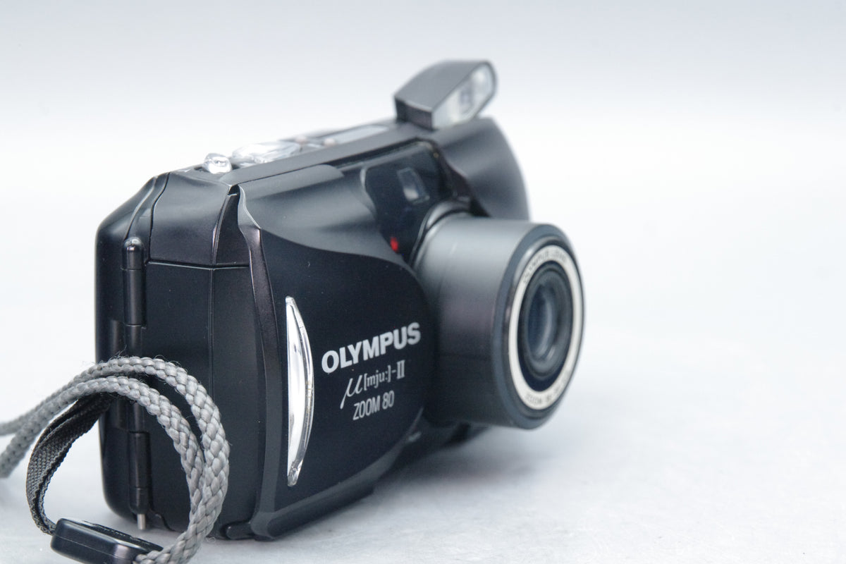 Olympus MJU Zoom II 80 Black Camera – 38–80mm Lens – VGC Tested