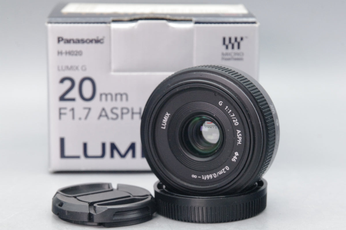 Lumix G 20mm F/1.7  Micro Four Thirds  M4/3 Pancake Lens - Excellent