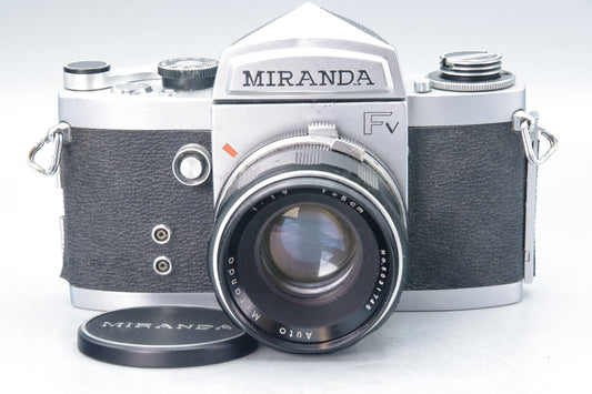 Miranda FV 35mm SLR with 50mm f/1.9 Lens – Tested & Working – Minor Fungus VGC
