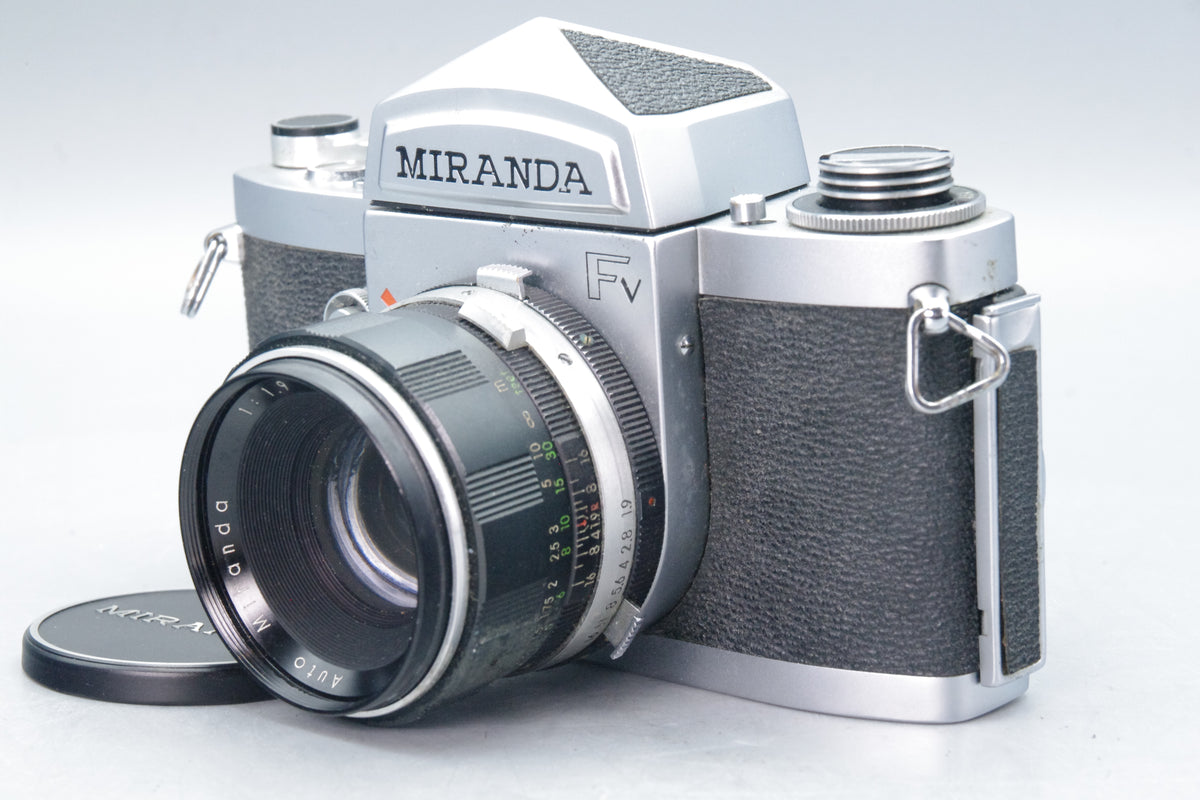Miranda FV 35mm SLR with 50mm f/1.9 Lens – Tested & Working – Minor Fungus VGC