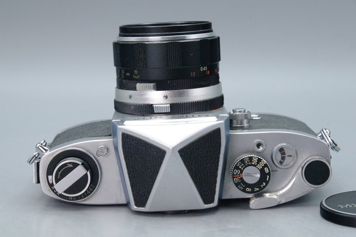 Miranda FV 35mm SLR with 50mm f/1.9 Lens – Tested & Working – Minor Fungus VGC
