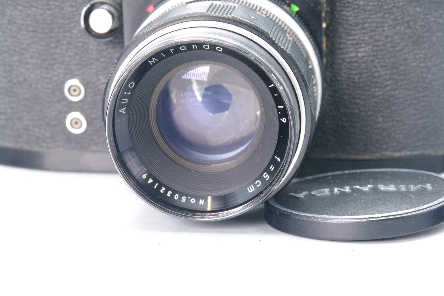 Miranda Automex 35mm SLR with 5cm f/1.9 Lens – Tested & Working – Minor Fungus