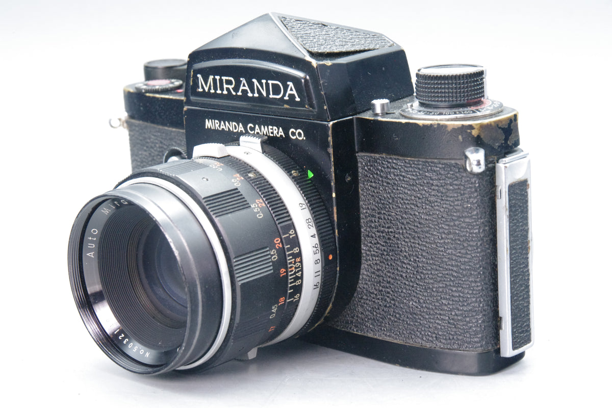 Miranda Automex 35mm SLR with 5cm f/1.9 Lens – Tested & Working – Minor Fungus