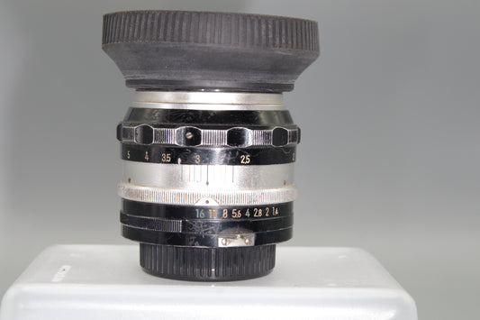 Nikon Nikkor-S Auto 58mm F/1.4 Non-AI Lens
