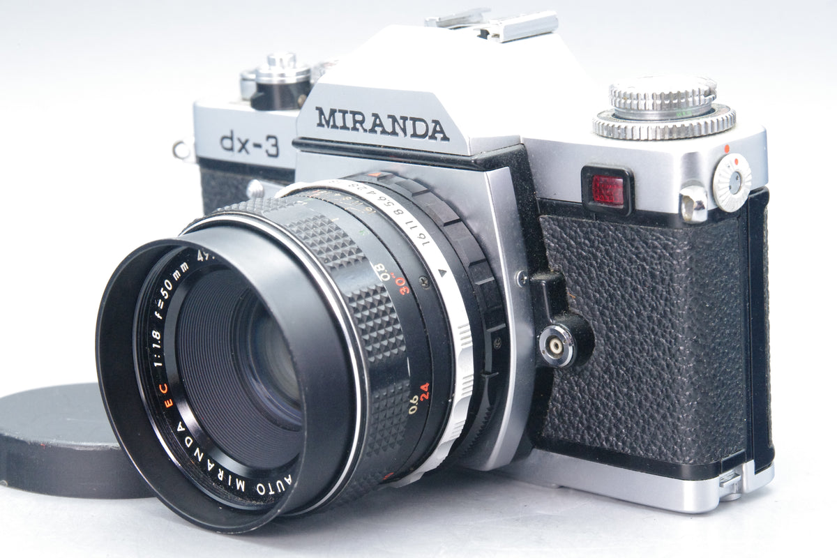Miranda DX‑3 35mm SLR with 50mm f/1.8 Lens – Tested & Working – Minor Fungus