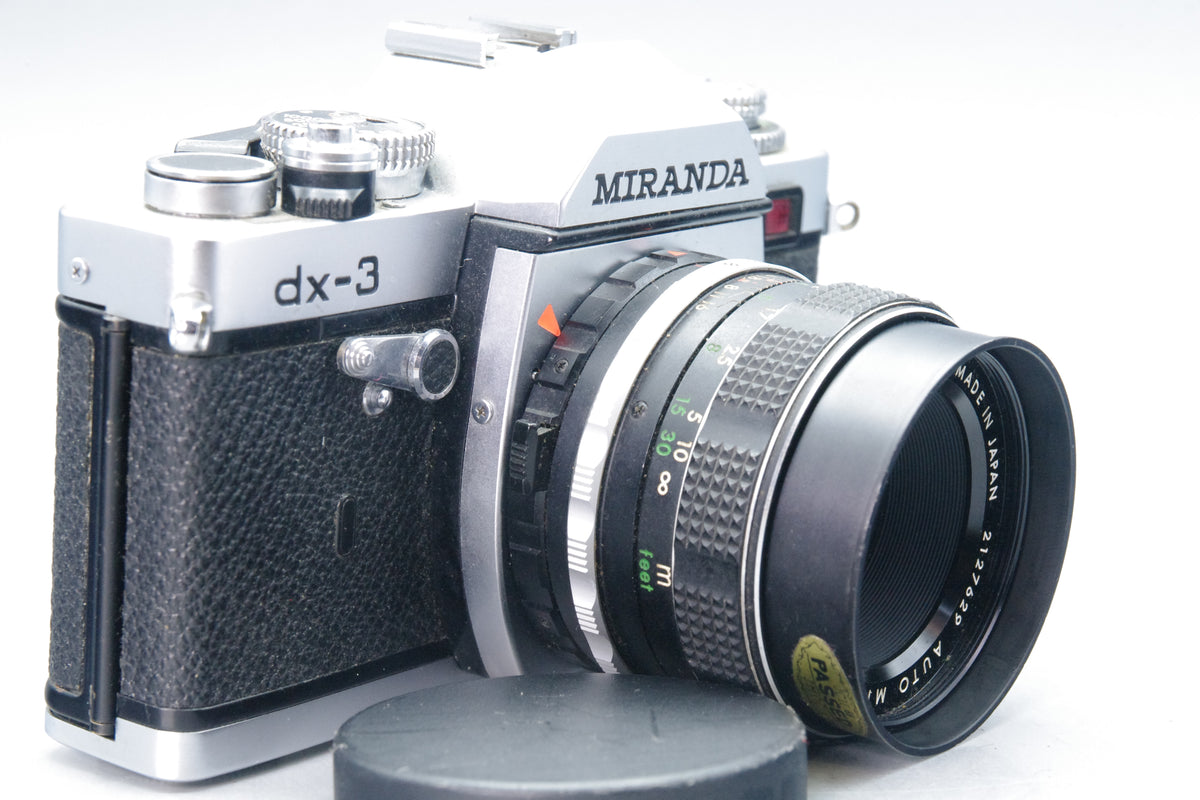 Miranda DX‑3 35mm SLR with 50mm f/1.8 Lens – Tested & Working – Minor Fungus