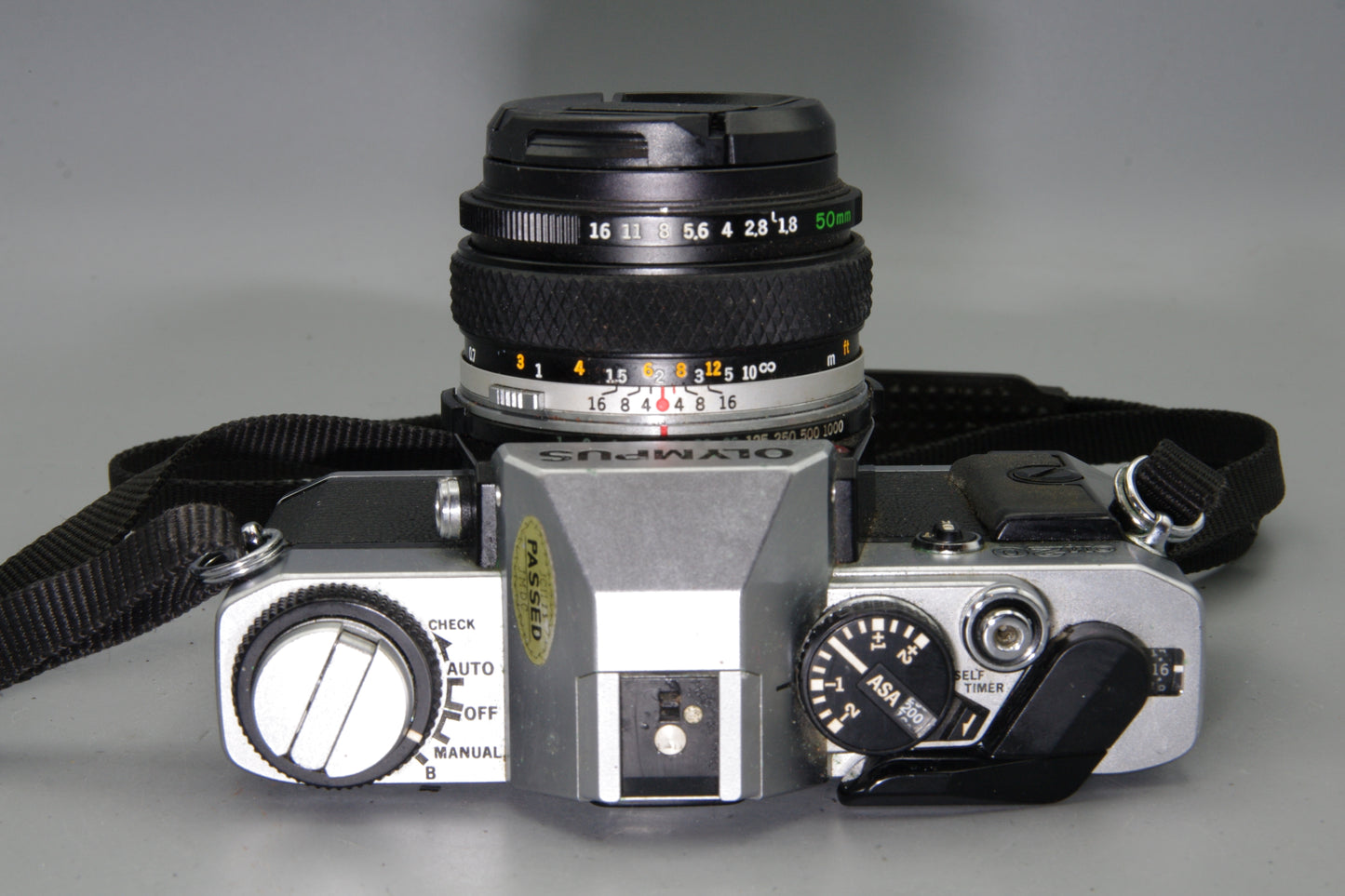 Olympus OM20 35mm SLR Camera + 50mm Lens – Manual Focus  – PLS Read