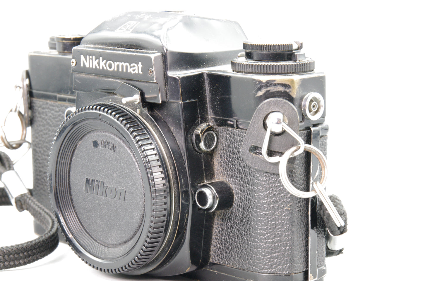 Nikon Nikkormat EL 35mm SLR – Shutter Working, Meter Fault, Prism Damage – Body