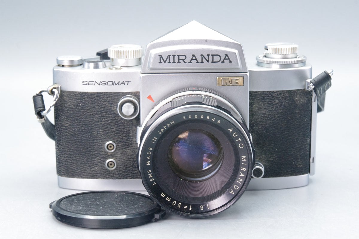 Miranda Sensomat RE 35mm SLR with 50mm f/1.8 Lens – Tested & Working