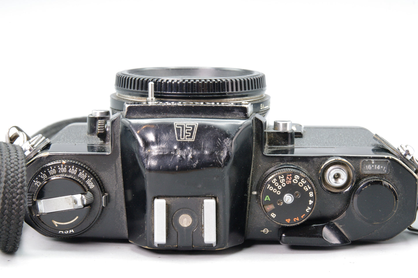 Nikon Nikkormat EL 35mm SLR – Shutter Working, Meter Fault, Prism Damage – Body