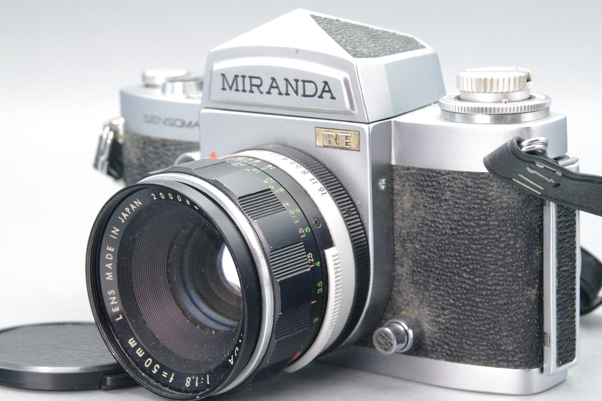 Miranda Sensomat RE 35mm SLR with 50mm f/1.8 Lens – Tested & Working