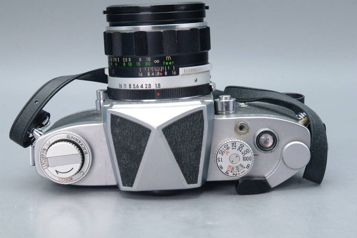 Miranda Sensomat RE 35mm SLR with 50mm f/1.8 Lens – Tested & Working