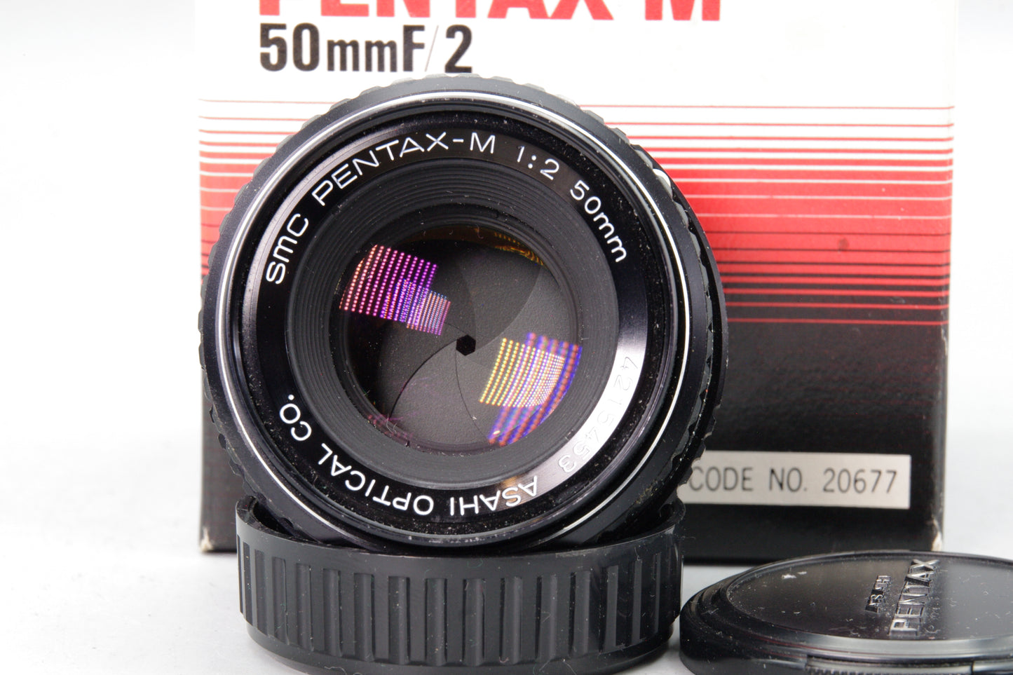 Boxed Pentax‑M SMC 50mm f2 Lens Pentax K Mount Manual Focus Prime