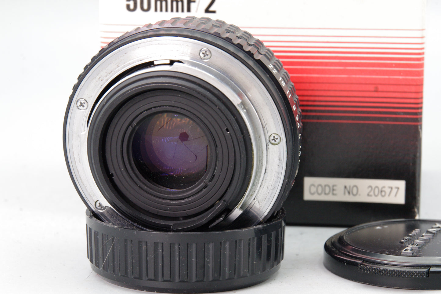 Boxed Pentax‑M SMC 50mm f2 Lens Pentax K Mount Manual Focus Prime