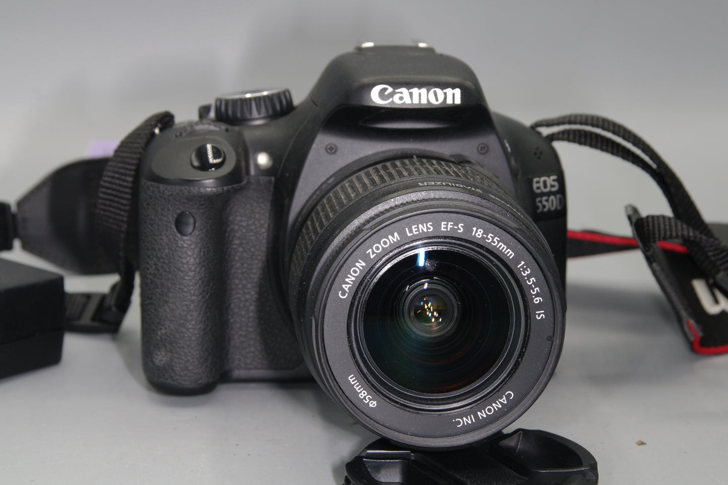 Canon EOS 550D 18MP DSLR with 18-55mm Lens and Charger - Shutter Count 2283