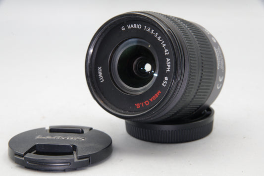Panasonic Lumix G Vario 14-42mm F/3.5-5.6 Mega O.I.S. M4/3 Lens