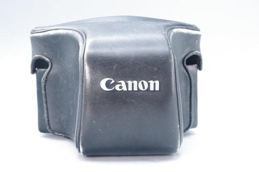 Canon F‑1 Leather Camera Case – Genuine Canon – Very Good Condition