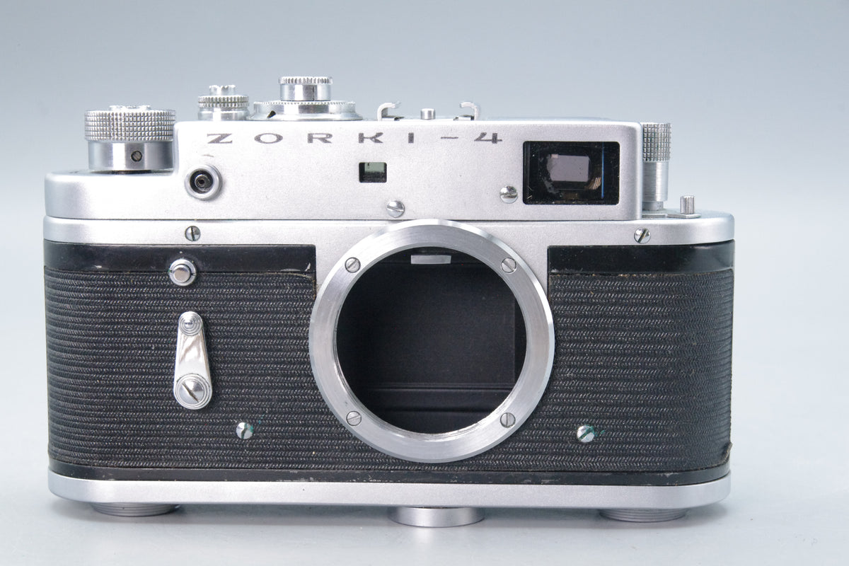 Zorki‑4 35mm Rangefinder Camera Body Only – Shutter Sticking Below 1/60 – VGC