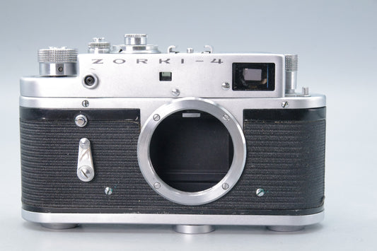 Zorki‑4 35mm Rangefinder Camera Body Only – Shutter Sticking Below 1/60 – VGC