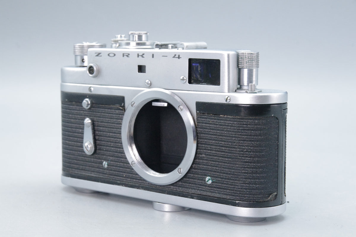 Zorki‑4 35mm Rangefinder Camera Body Only – Shutter Sticking Below 1/60 – VGC