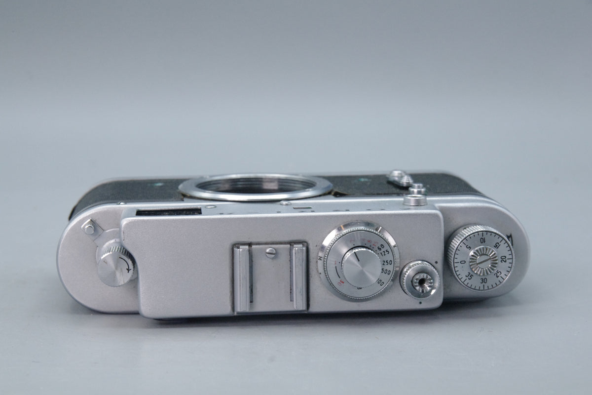 Zorki‑4 35mm Rangefinder Camera Body Only – Shutter Sticking Below 1/60 – VGC