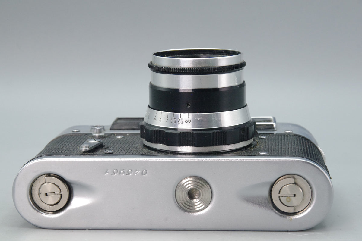 Soviet FED‑4 35mm Rangefinder – 53mm f/2.8 Lens – VGC