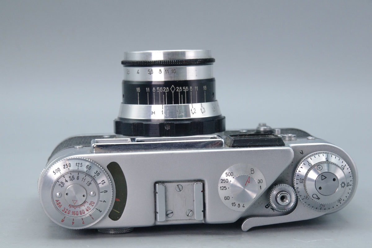 Soviet FED‑4 35mm Rangefinder – 53mm f/2.8 Lens – VGC