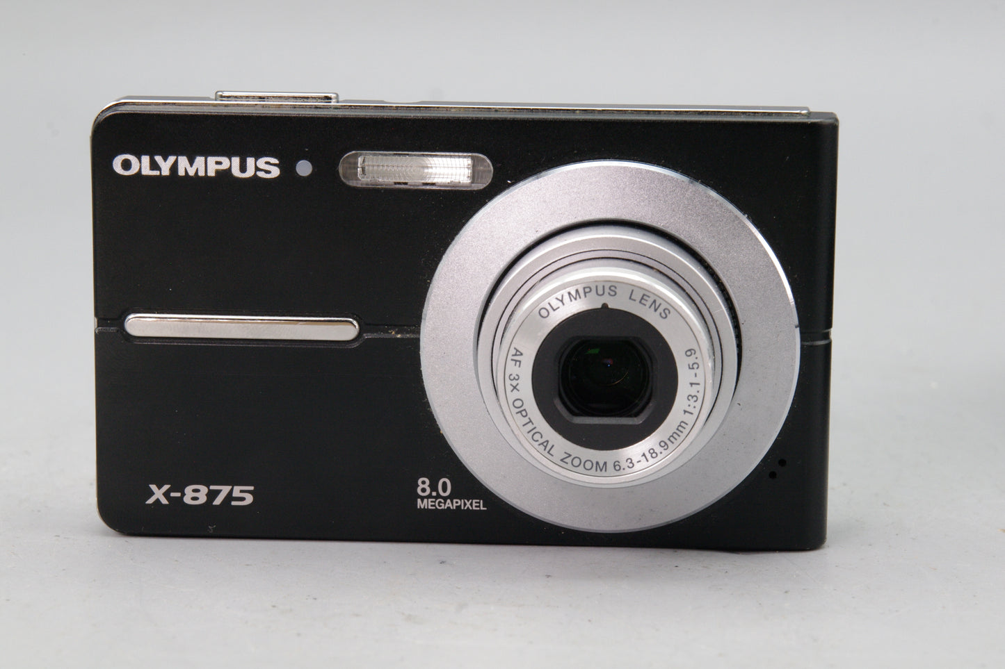 Olympus X‑875 Digital Compact Camera – Case & Battery – Tested – Very Good