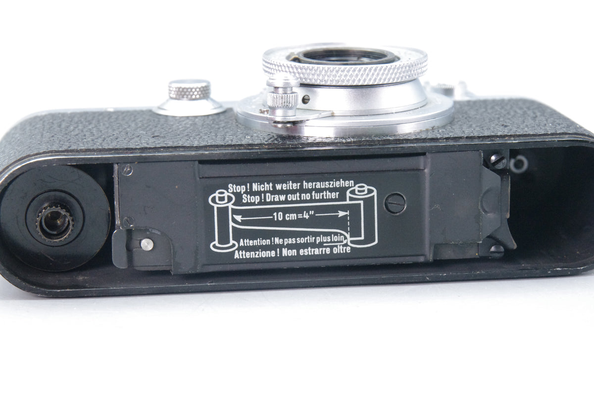 Leica IIIf 1951 Rangefinder with Elmar 5cm f/3.5 Lens & Box – Tested – 559738