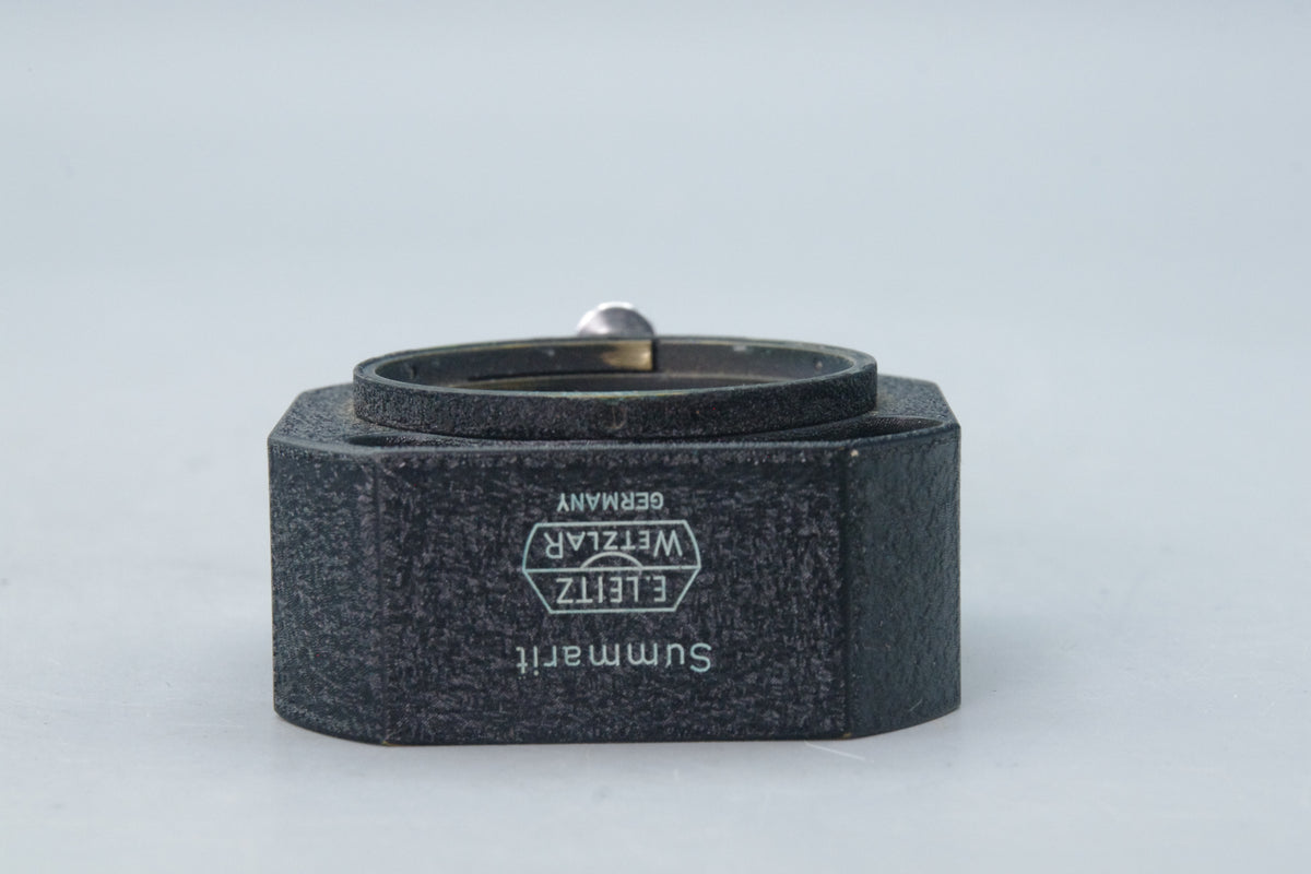 Leica Leitz Wetzlar Summarit Rectangular Lens Hood – Genuine – Very Good Condition
