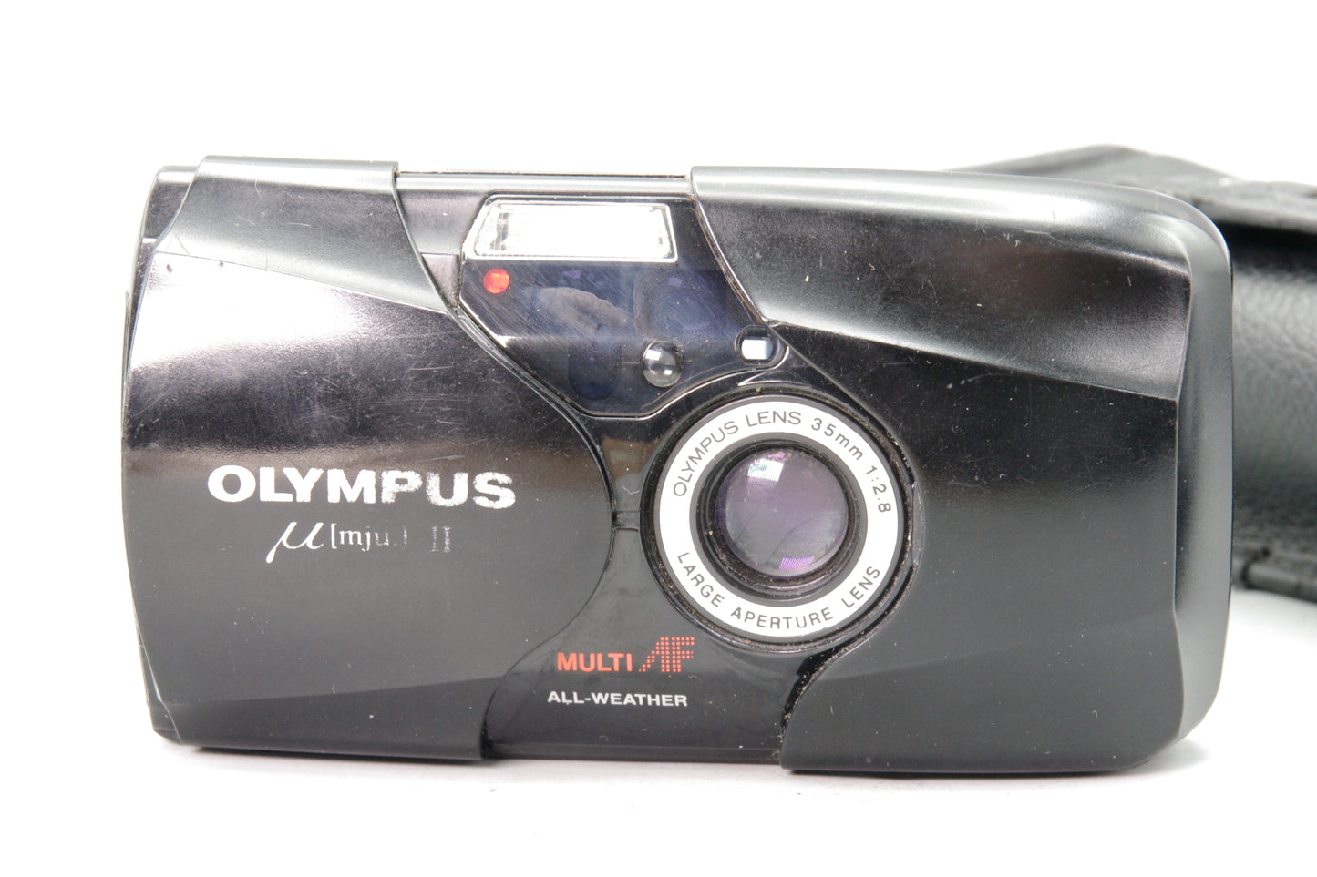 Olympus MJU II 35mm Camera – 35mm f/2.8 Lens with Case - Very Good