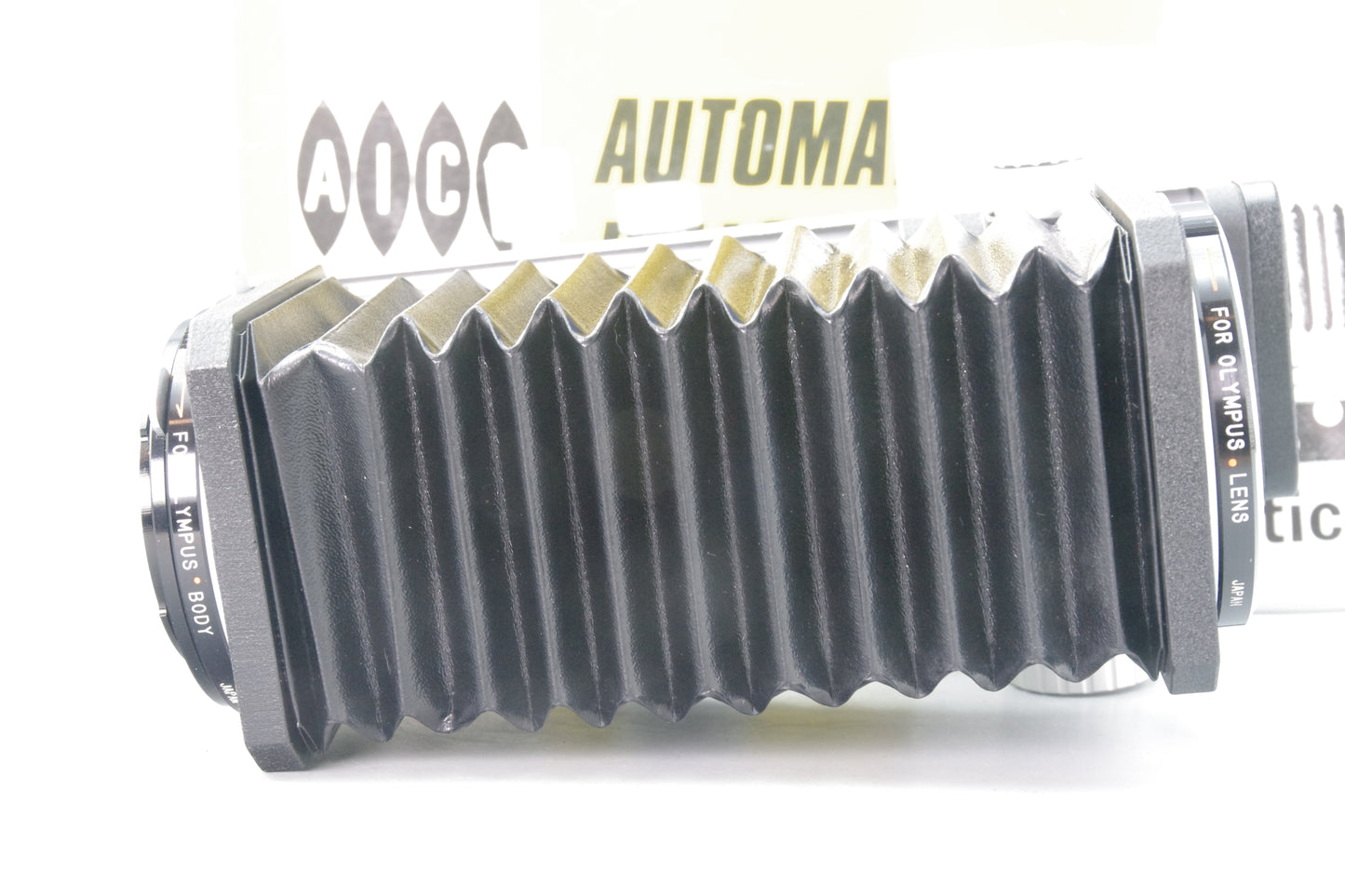 Aico Automatic Bellows – Mint Condition – Boxed – With Olympus OM Adapter