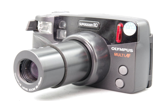 Olympus SuperZoom 110 35mm Film Camera – Tested & Working – VGC