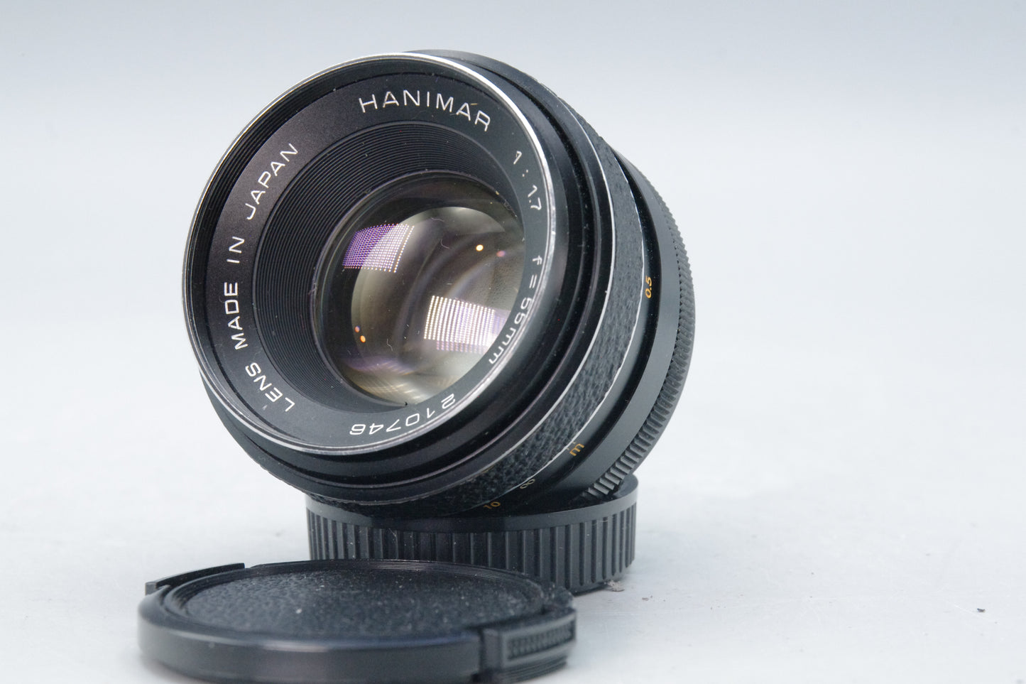 Hanimar 55mm f/1.7 M42 lens